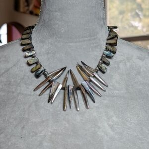 Elegant Genuine abalone shell necklace